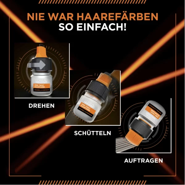 L’Oréal Paris Men Expert One-Twist Haarfarbe 03 Dunkelbraun 6