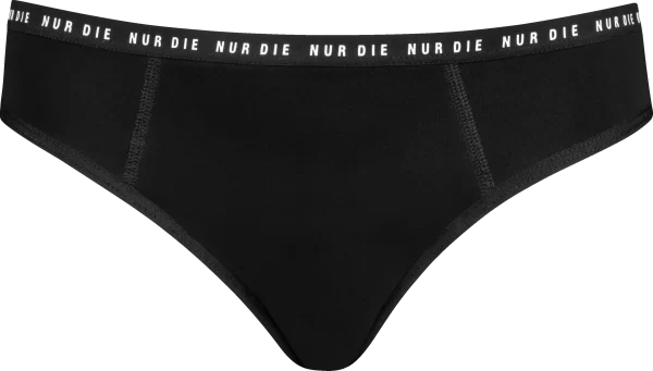 Nur Die Periodenunterwäsche Slip Normal Schwarz Gr. M 40-42 4