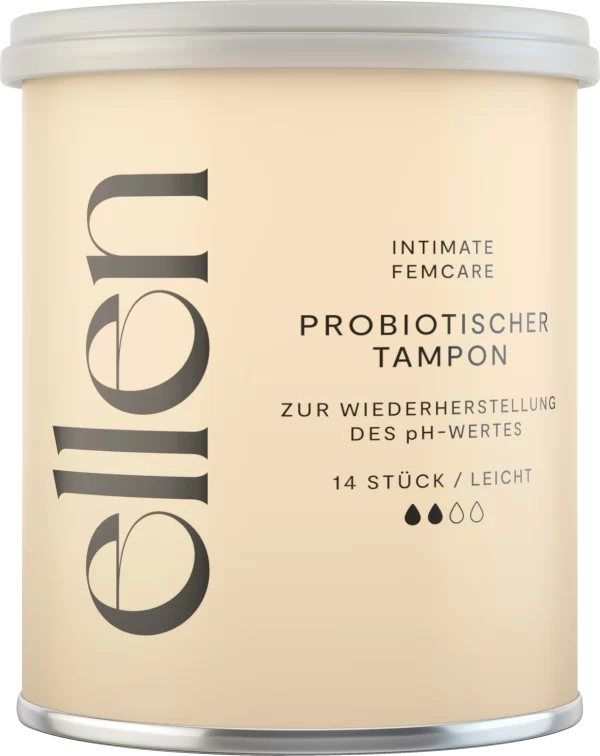 Ellen Probiotischer Tampon Leicht 1