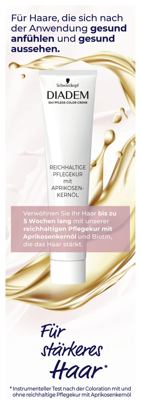 Schwarzkopf Diadem 3in1 Pflege-Color-Creme 718 Haselnuss 3
