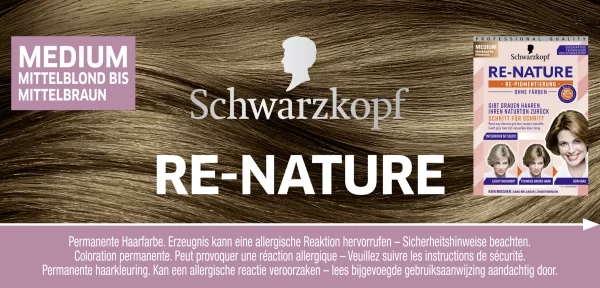 Schwarzkopf RE-NATURE Re-Pigmentierung Frauen Medium Mittelblond Bis Mittelbraun 4