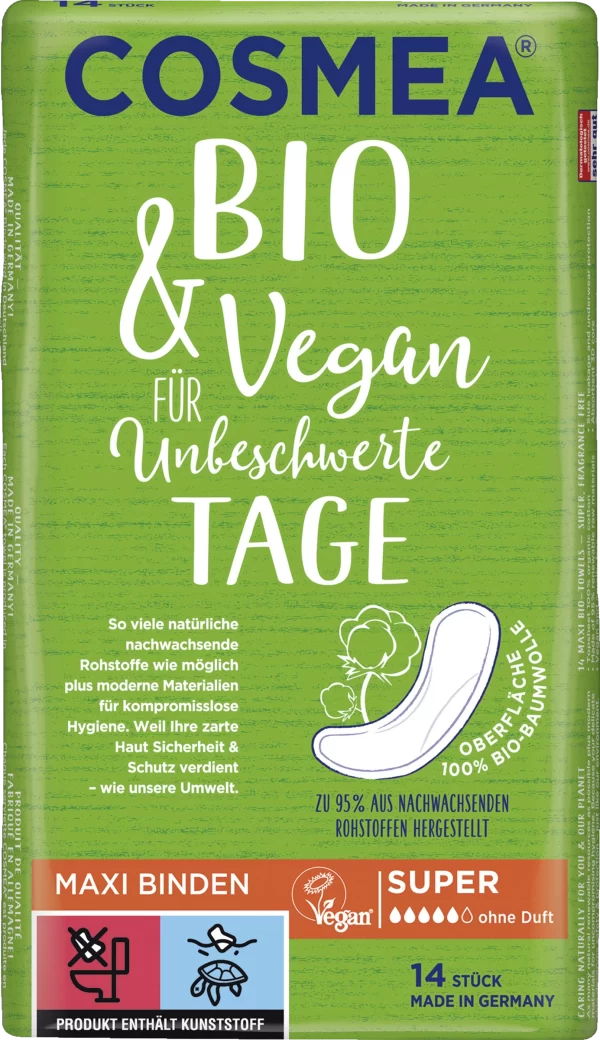 Cosmea Maxi Binden Bio Comfort Super, XXL-Vorteilspack 1